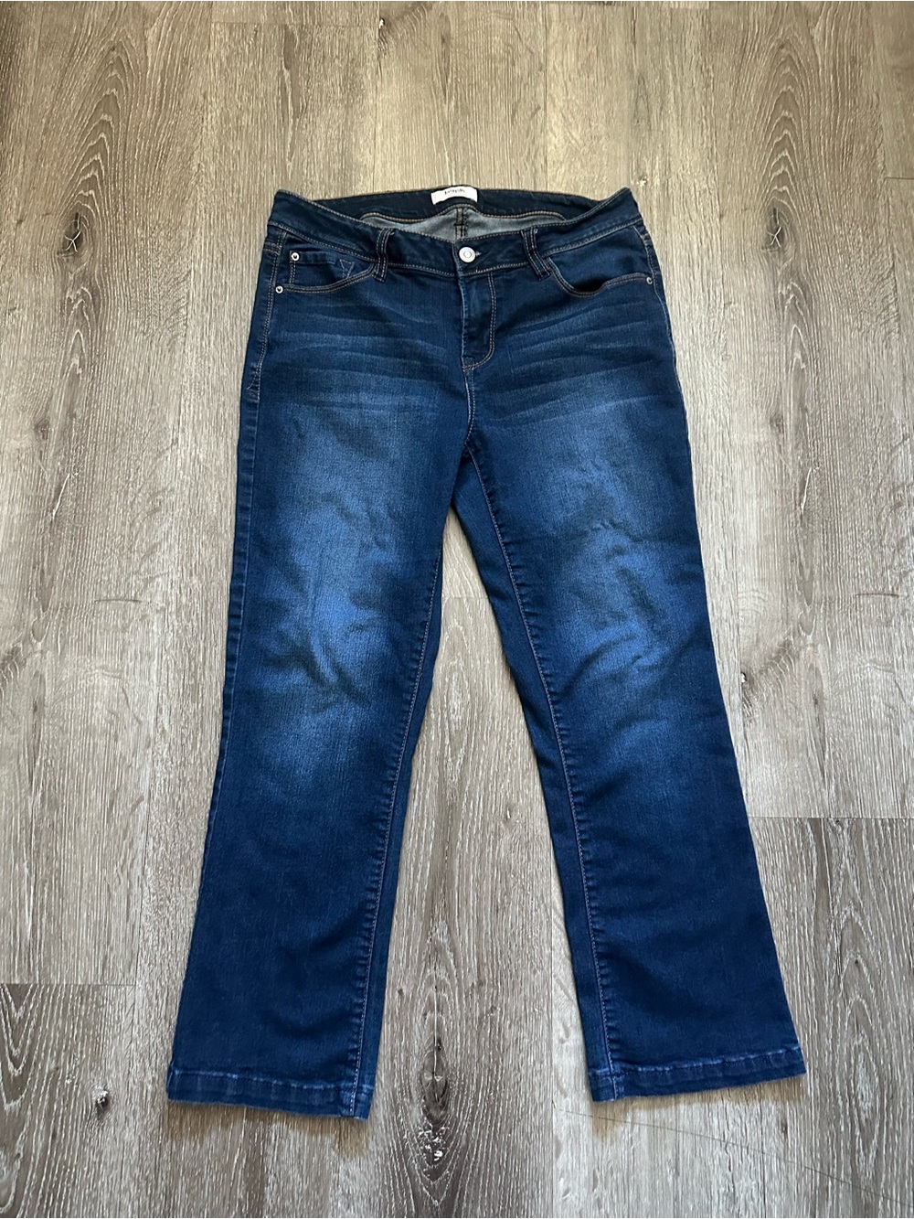 Kensie Women's Dark Blue Boot Cut Jeans